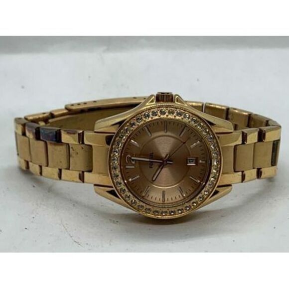 Fossil ES2889 Women's Watch Rose Gold Stainless Steel Date 30mm Case Analog D978 - Picture 5 of 9